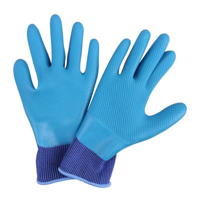 China General Purpose Latex Gloves Polyester ECO Nature Latex Coated Working Gloves for sale