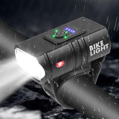 China Bike Safety Warning Light Outdoor Riding Equipment USB Rechargeable Bike Light Led Waterproof Night Riding Lighting Bicycle Lights Set for sale