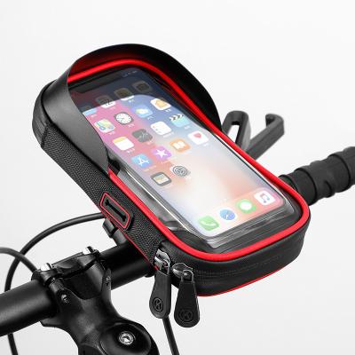 China Waterproof Bike Front Bumper Bicycle Phone Bag Handlebar Pack Bicycle Bag Front Bumper Bicycle Border Bags for sale