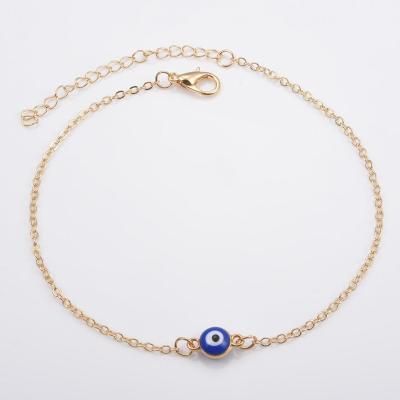 China Enamel Jewelry New Arrivals 2022 Enamel Evil Eye Bracelet Stainless Steel For Woman for sale