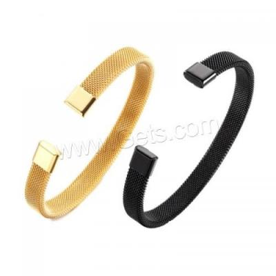 China Fashion Women Men Stainless Steel Cuff Bracelet CLASSIC 1379402 for sale