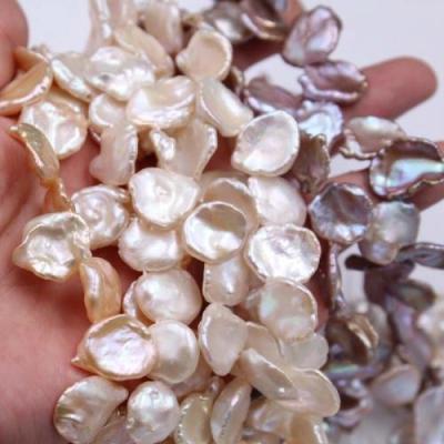 China DIY keshi cultured pearl freshwater pearls diy jewelry making 13-15mm sold by the strand 773252 for sale