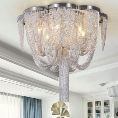 China Modern Decorative Creative Hanging Luxury Tassel Modern Hanging Ceiling Lights Indoor Lighting for sale