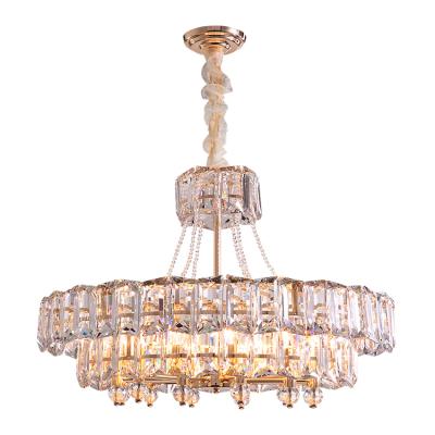 China Modern Best Selling Nordic Luxury K9 Dining Room Decoration Hotel Indoor Living Chandelier Leaded Crystal Chandelier Lights For Home Modern for sale