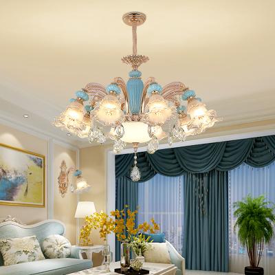 China European Modern Hotel Contemporary Ceiling Living Room Vintage Pendant Lighting Leaded Crystal Luxury Modern Chandeliers Pendant Lights for sale