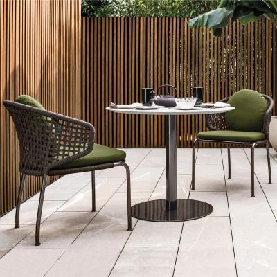 China Waterproof Outdoor Table And Chairs Garden Furniture Hotel Lobby Modern Garden Chairs for sale