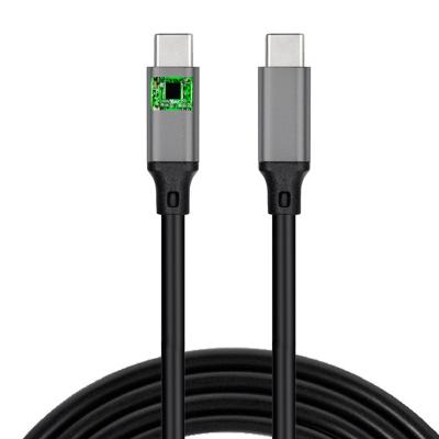 China Glory Mark 2021new Super Fast USB 3.1 Type E-Mark IC 5V-20V 480MBbps 100w MP3/MP4 Player Male C to Male C Cable for sale