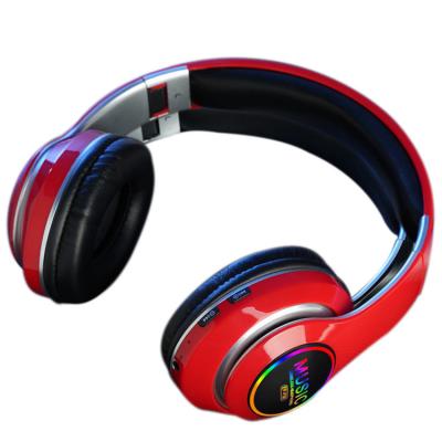 China Mini Portable Wholesale Wireless Headphones Colorful Headphones Deep Bass Headphones Adjustable Headband for sale