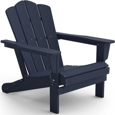 China Modern High Quality Folding Adirondack Chair Outdoor Lounge Lawn Deck Chair for sale