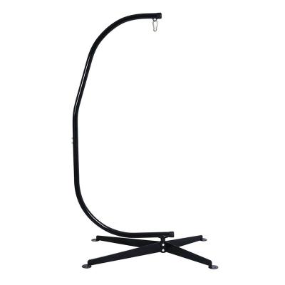 China C Style Modern Outdoor Hammock Powder Coated Hammock Chair Stand for sale