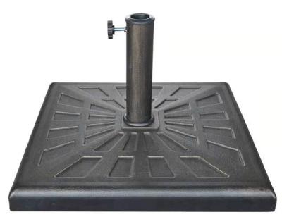 China Modern Push Duty Patio Umbrella Square Umbrella Base Outdoor Sun Umbrella Base for sale