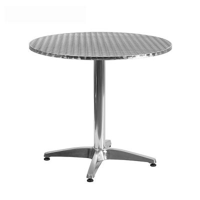 China Modern Easy Assemble Dia60cm Round Stainless Steel Bar Table for sale