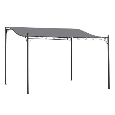 China Durable Small Gazebo Awning Tent BBQ Canopy Steel Canopy For Yard Garden Patio for sale