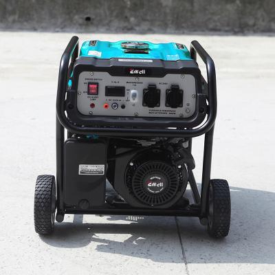 China Small Generator Provide Electric Power Ewell Backup Power Inverter Super Quiet Fuel Consumption For Household Use Gasoline Generator 2500w for sale