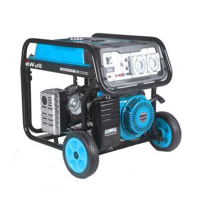 China Small Generator Supply Electric Power Ewell EW5000-II Mini For Open Type Inverter Generators Gasoline Household Use Portable Generators for sale