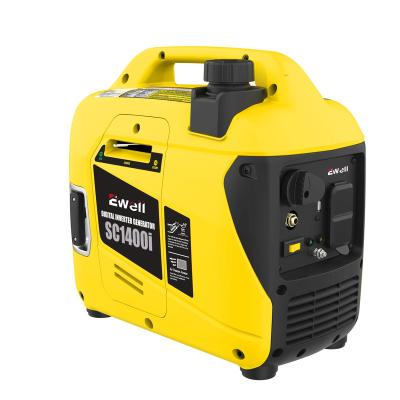 China Ewell Silent Portable Home Use Inventor 1.2kw Generators Gasoline Generator 2.6L for sale