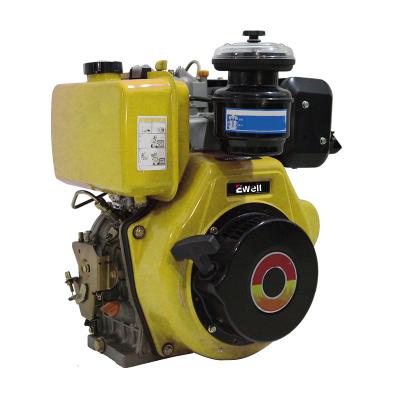 China Excellent Combustion Efficiency Ewell Pedal Start 11hp Engines Diesel Engine Air Cooled Generator for sale