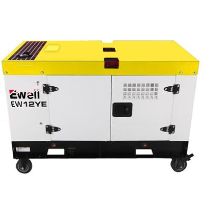 China Small Generator Supply Factory 15KW Silent Diesel Engine Power Electric Power Ewell Generator Diesel Generator for sale