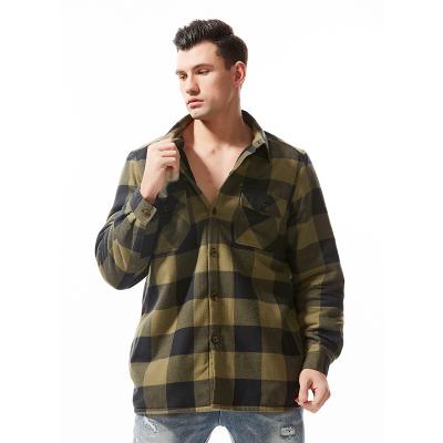 China Custom Factory Wholesale Breathable Plaid Shirt Men's Breathable Ccomfortable Shirts for sale