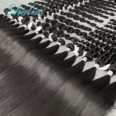 China Free Sample Silky Straight Wave Hair Weave Bundles, Straight Raw Brazilian Virgin Cuticle Aligned Hair, Raw Bundle Virgin Hair Wholesale Vendors for sale