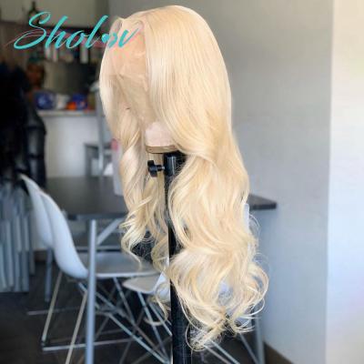 China Wholesale Silky Straight Transparent Full Lace Frontal Wig Blonde 613 Raw Wave Hd Brazilian Hair Lace Front Human Hair Wigs For Women Seller for sale