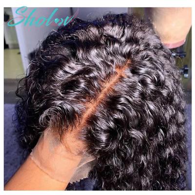 China Wholesale Deep Wave Sholov Full HD Lace Wigs Human Hair Lace Front Peruvian Virgin Hair 360 Lace Front Wigs For Black Women for sale