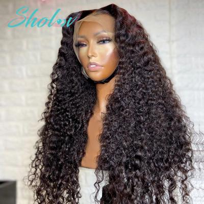 China Cheap Brazilian Curly Curly Raw Virgin Hair Afro Kinky Curly Full Lace Front Wig Transparent Lace Front Wig Hd Lace Frontal Wig Hair for sale