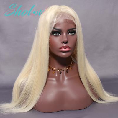 China Hd Blonde 613 Full Lace Front Wig Cheap Transparent Silky Straight Cheap Transparent Lace Front Wig Human Hair For Human Hair For Brazilian Color Women Seller for sale