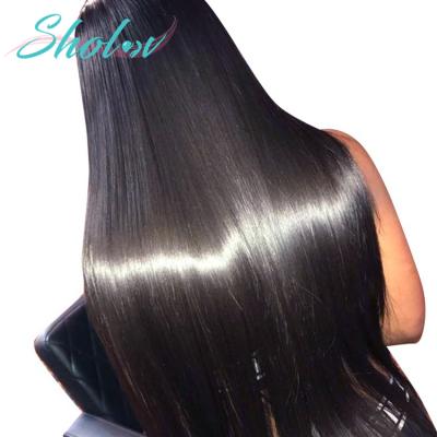 China Silky Straight Wave Sholov HD Lace Front Wig Vendor Wholesale Brazilian Virgin Cuticle Aligned Hair Full Lace Frontal Closure Wig Pre Plucked for sale