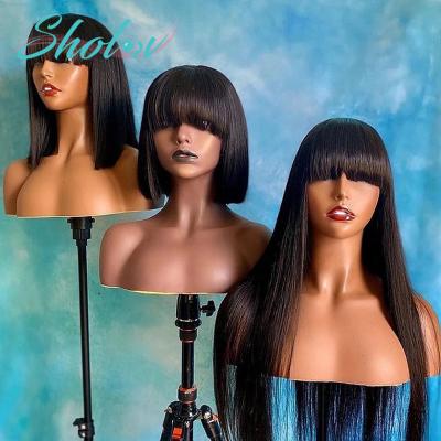 China Wholesale Silky Straight Unprocessed Virgin Hair Brazilian Bob Wig 6 Wave Inches 13*4 Straight Lace Front Hair Wig Short Bob Wigs for sale