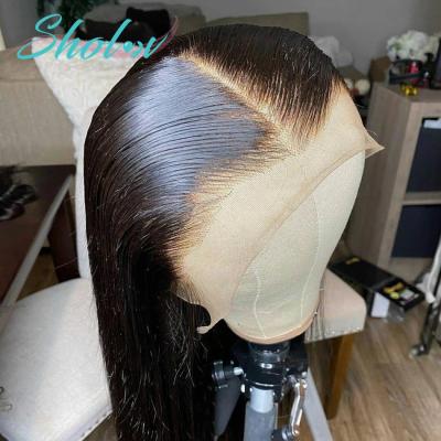 China Silky Straight 100% Virgin Mink Raw Brazilian Cuticle Aligned Wave Water Wave Hair Non Lace Wigs For Natural Color Women Hair Band Wig for sale