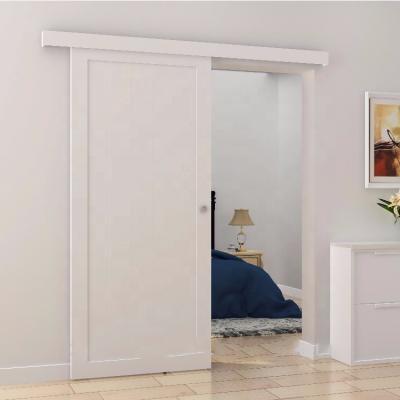 China Modern Luxury American Interior Aluminum Barn Hardware Sliding Door Wood Hardware With Soft Closing for sale