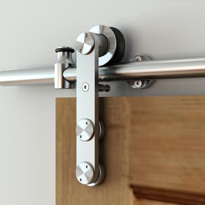 China Modern Stainless Steel Barn Door Hardware For Sliding Barn Doors Sliding Door System for sale