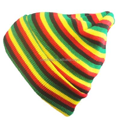 China COMMON Jamaican Warm Winter Knit Ski Beanie Skull Slouchy Rasta Cap for sale