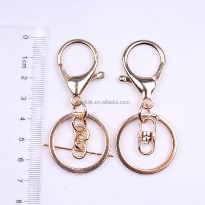 China Metal Alloy Lobster Clasp Swivel Lanyard Snap Hook with Keychain for sale