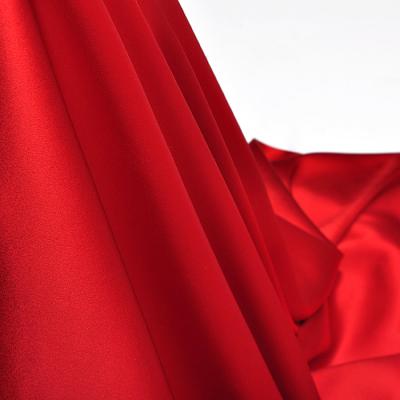 China Organic stretch silk satin, Spandex silk fabric for underwear, spandex silk satin for sale