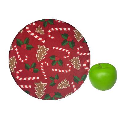 China Food Wrap Christmas Gift Beeswax Bowl Covers and Zero Waste Sustainable Beeswax Food Wrap Cover for sale