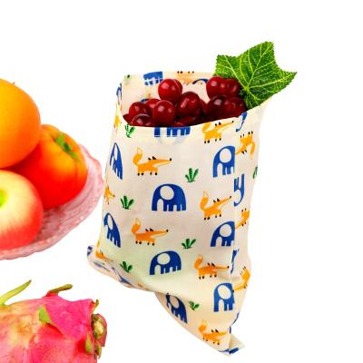 China Food Envelope OEM ODM Fruit Nuts Food Storage Washable Reusable Beeswax Bag for sale