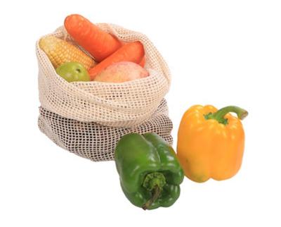 China Shopping Reusable Eco - Friendly Cotton Mesh Product Bag Eco - Friendly Sets for sale