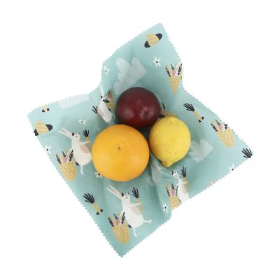 China Organic Food Wrap Beeswax Food Paper Wrapping Custom Logo Beeswax Wrapping for sale