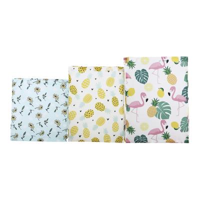 China Reusable beeswax food wrap bag environmental protection reusable food wrap beeswax packaging sandwich bag for sale