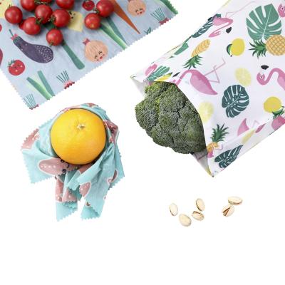 China Food Wrap Beeswax Food Wrap To Keep Food Fresh Beeswax 100 Viable Washable Food Wrap for sale