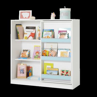 China Modern. 2M2KIDS Popular Toy Storage Wood Children Cabinet with Blackboard Wooden Kids Cabinets Shelf with Large Storage Area for sale