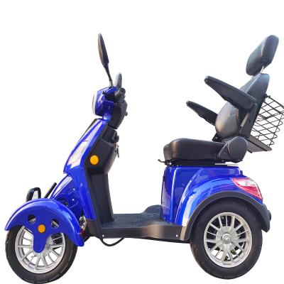 China Steel Hot Selling Blue Single Seat 45km/h Electric Four Wheeler Made In China for sale