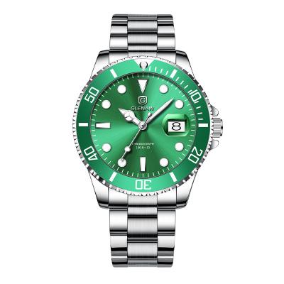 China Cheap Dive Aluminum Bezel Alloy Case Date Glenaw Quartz Watch Men Automatic Luxury Sports Watch Fashion for sale