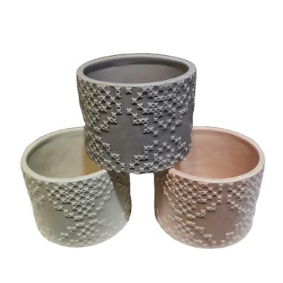 China Modern Decoration Mini Ceramic Flower Pot Wholesale from JIA SHUN Modern Matte Color Indoor for sale