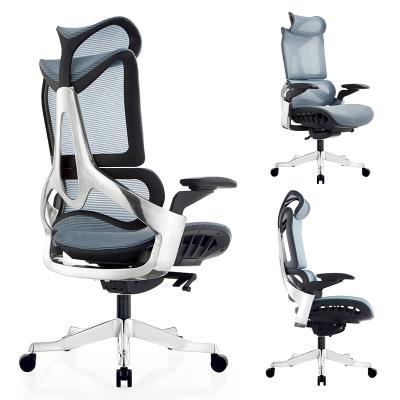 China High Back Swivel Chair (Waist) Modern Executive Commercial Furniture Adjustable Mesh Office Chairs Ergonomic Luxury for sale