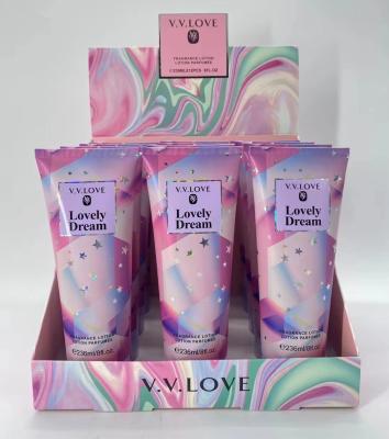 China Wholesale Skin Revitalizer VL9060 236ml VV LOVE Women Body Lotion With Body Mist Sets Body Lotion for sale