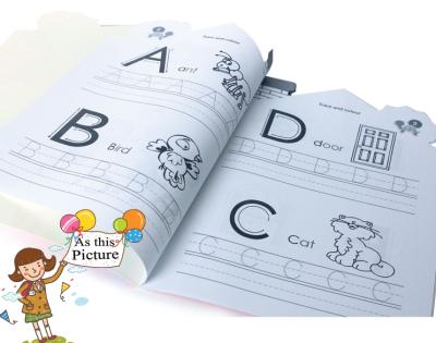 China paper & Cardboard OEM Chindren Educational Novelty Kindergarten Learning Writing Books Children Coloring Books for sale