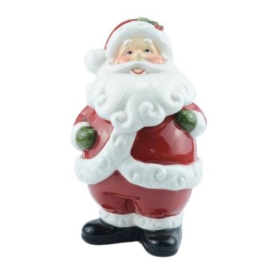 China New Viable Storage Box Christmas Gift Ceramic Cookie Jar for sale